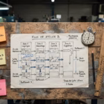 Velocité agile appliquée au PME-ETI <span class="bsf-rt-reading-time"><span class="bsf-rt-display-label" prefix="Temps de lecture"></span> <span class="bsf-rt-display-time" reading_time="19"></span> <span class="bsf-rt-display-postfix" postfix="mns"></span></span><!-- .bsf-rt-reading-time --> Schéma flux opératoire atelier B sur établi industriel